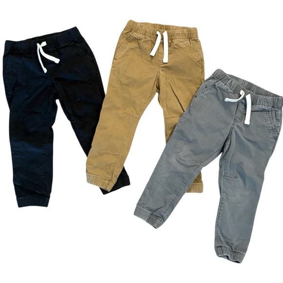 Cat & Jack Other - Cat & Jack Kids Joggers - Black, Tan, and Gray